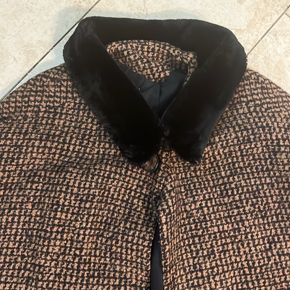 Vintage Stanley Nelson Car Coat Fur Accented Evening Coat 60’s - Picture 2 of 9